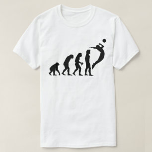 Camiseta Voleibol da evolução