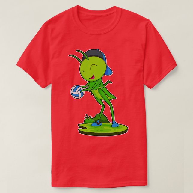 Camiseta Voleibol da lagarta (Frente do Design)