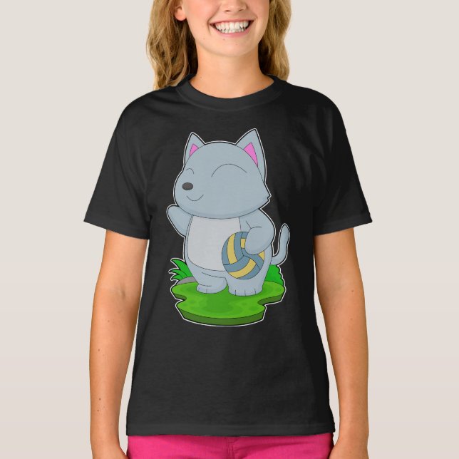 Camiseta Voleibol de Gato (Frente)