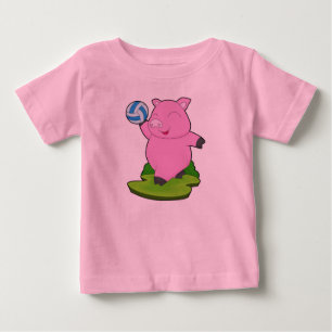 Camiseta Voleibol de porco