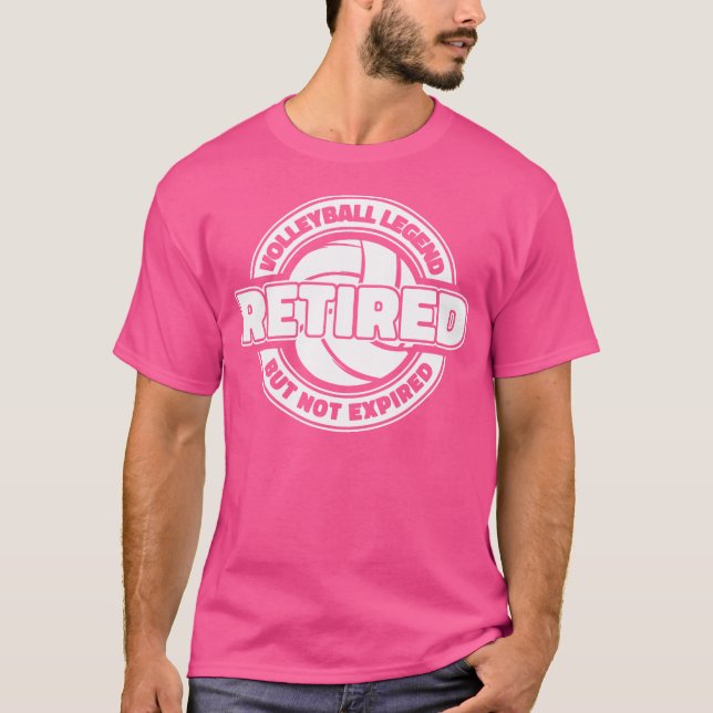 Camiseta Voleibol De Praia Aposentado (Frente)