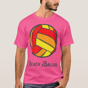 Camiseta Voleibol de Sunset Saturado do Chamador de Praia