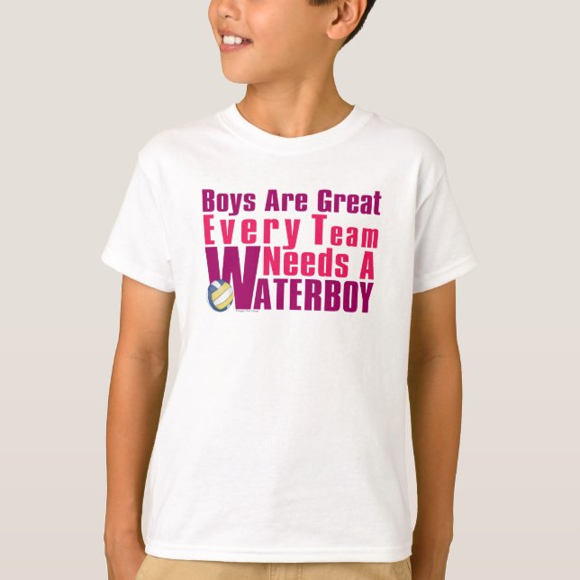 Camiseta Voleibol de Waterboy a rosa (Frente)