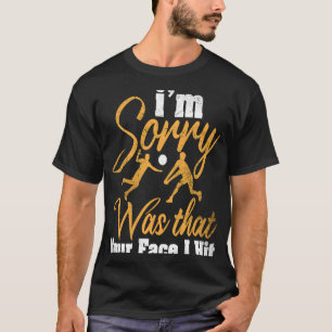 Camiseta Voleibol, desculpe, foi seu rosto que eu acertei