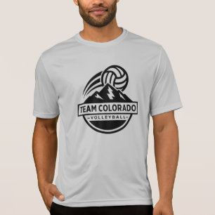 Camiseta Voleibol do Team Colorado - 100% Poly/Moister Wick