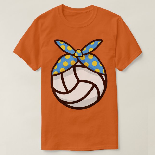 Camiseta Voleibol e banda larga feminina (Frente do Design)