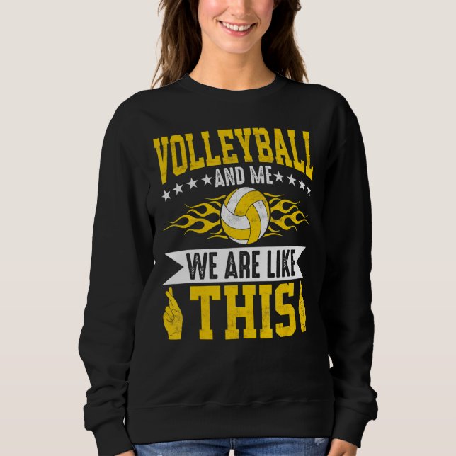 Camiseta Voleibol E Eu Somos Como Este Voleibol (Frente)