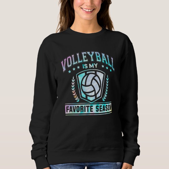 Camiseta Voleibol É Minha Época Favorita Engraçada Voleibol (Frente)