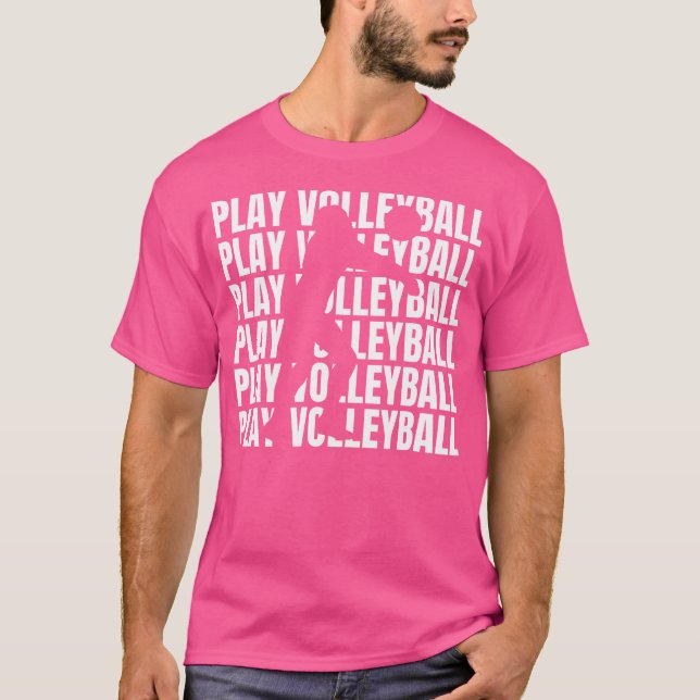 Camiseta Voleibol Engraçado (Frente)