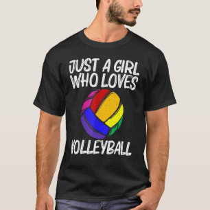 Camiseta Voleibol Engraçado Para Mulheres Esporte De Voleib