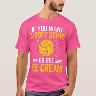 Camiseta Voleibol Engraçado Se Quiser Um Volleyba Mole