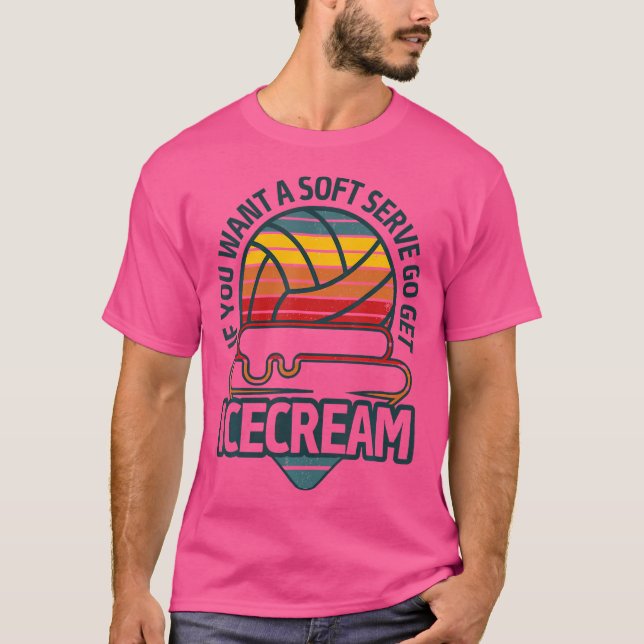 Camiseta Voleibol Engraçado Se Quiser Um Volleyba Mole (Frente)