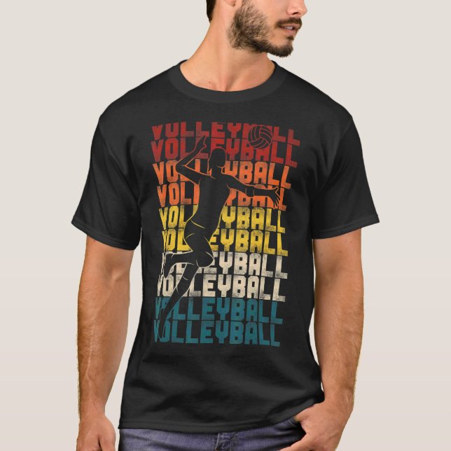 Camiseta Voleibol Equipe Retro Vintage (Frente)