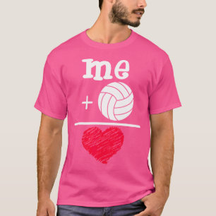 Camiseta Voleibol Eu Adoro Voleibol Para Meninas