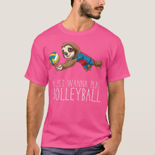 Camiseta Voleibol Eu Só Quero Jogar Voleibol