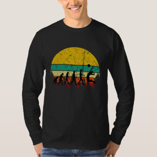 Camiseta Voleibol - Evolução dos Jogadores de Voleibol
