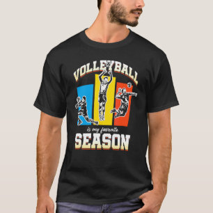 Camiseta Voleibol Favorito Bola de Estação Esportiva Voleib
