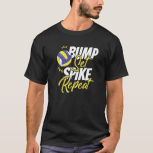 Camiseta Voleibol Jogador De Bola Spike Set Vintage Coach B