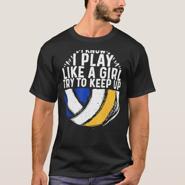Camiseta Voleibol legal Para Mulheres Jovens Voleibol T (Frente)