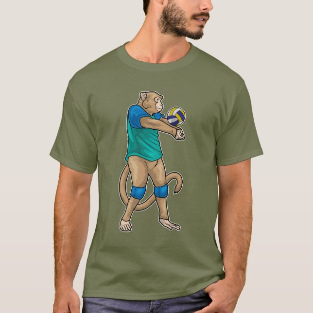 Camiseta Voleibol Macaco (Frente)