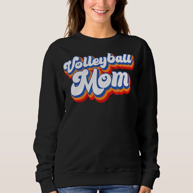 Camiseta Voleibol Mãe Bola Leopardo Presente de Dia de as m (Frente)