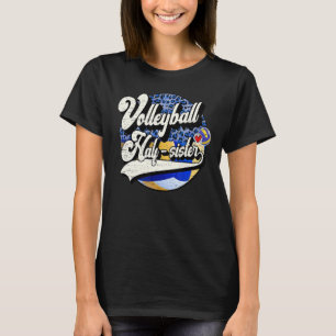 Camiseta Voleibol Mão Irmã Vintage Família de Voleibol M
