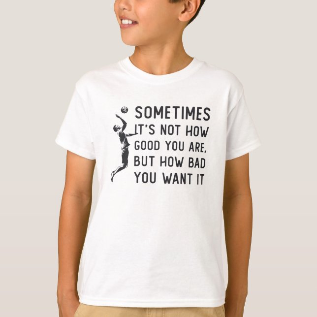 Camiseta Voleibol Não é o bom presente da equipe de voleibo (Frente)