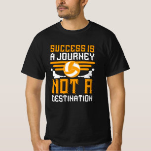 Camiseta Voleibol - O Sucesso É Uma Viagem