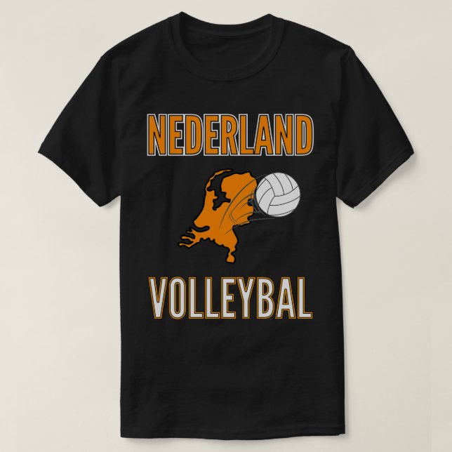 Camiseta Voleibol Países Baixos 2 (Frente do Design)