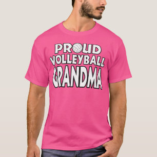 Camiseta Voleibol Para A Vovó Orgulhosa