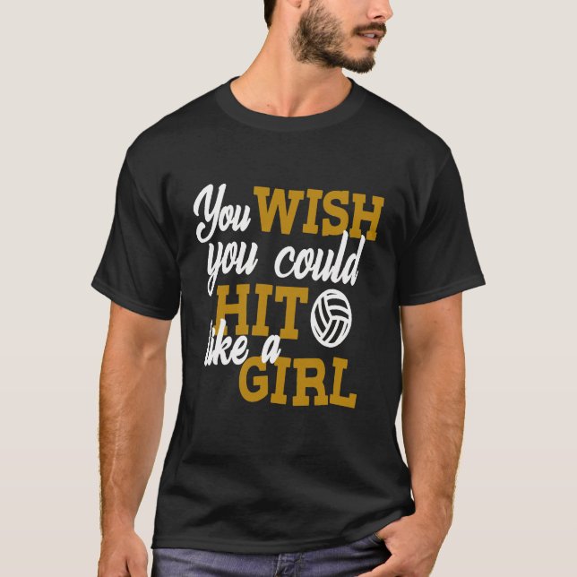 Camiseta Voleibol Para Garotas Adolescentes Atingidas Como  (Frente)