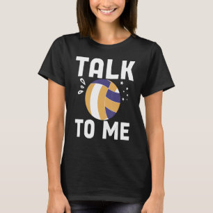Camiseta Voleibol Para Homens E Mulheres Conversa Voleibol