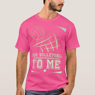 Camiseta Voleibol para homens e mulheres Fale voleibol para