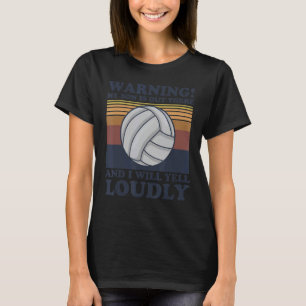 Camiseta Voleibol Para Mãe Ou Pai De Jogador De Voleibol
