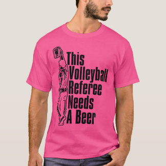 Camiseta Voleibol Referente A Refletir Cerveja De Voleibol