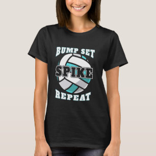 Camiseta Voleibol Repetitivo De Bump Set
