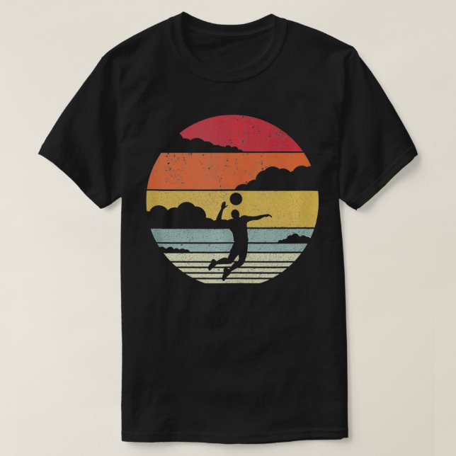 Camiseta Voleibol Retro (Frente do Design)