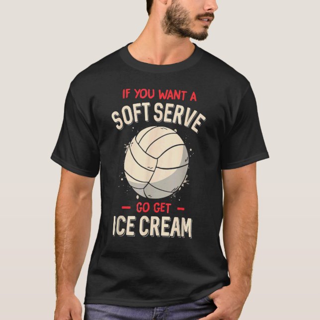 Camiseta Voleibol Se Quiser Um Voleibol Maluco (Frente)