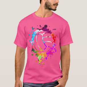 Camiseta Volleyb Colorsplash Ball Beach