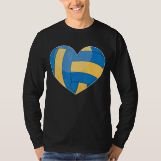 Camiseta Volleyball Ball Heart Valentine's Day For Volleyba