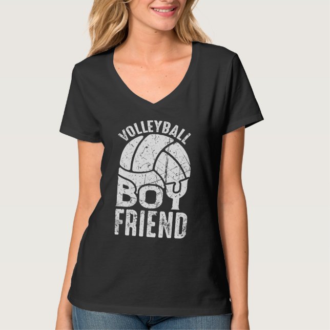 Camiseta Volleyball Boyfriend Coach Fan Player (Frente)