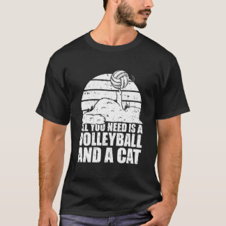 Camiseta Volleyball Cats Vball Beach Volleyball Cat