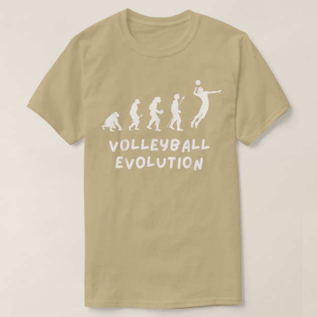Camiseta Volleyball Evolution Funny  (Frente do Design)
