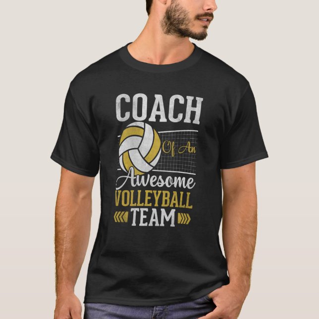 Camiseta Volleyball for Men & Women or Coaches  16 (Frente)