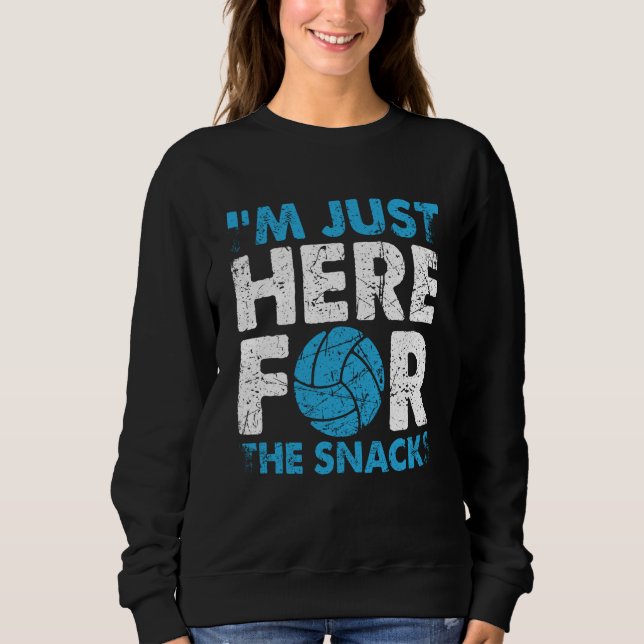 Camiseta Volleyball I'm Just Here For The Snacks  1 (Frente)