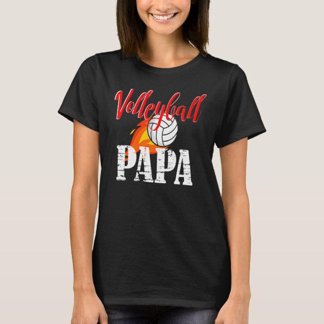 Camiseta Volleyball Papa Volleyball (Frente)