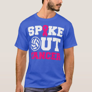 Camiseta Volleyball Pink Ribbon Breast Cancer Awareness 