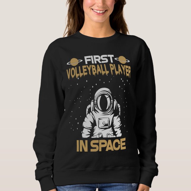 Camiseta Volleyball Player In Space (Frente)