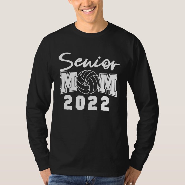 Camiseta Volleyball Senior Mom 2022 Mom Back To School 2021 (Frente)
