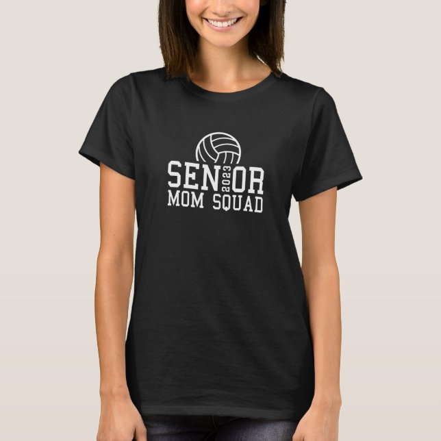 Camiseta Volleyball Senior Mom Squad  10 (Frente)